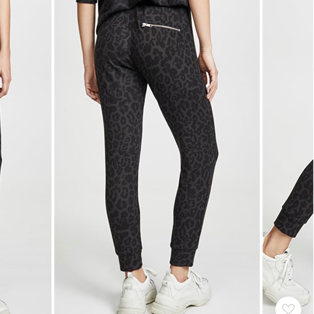 LNA brushed leopard sweatpants.
